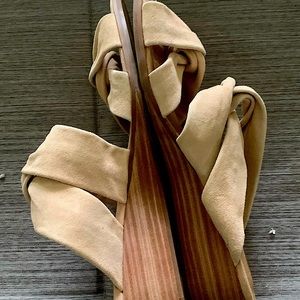 Never worn Suede Luck Brand Sandals